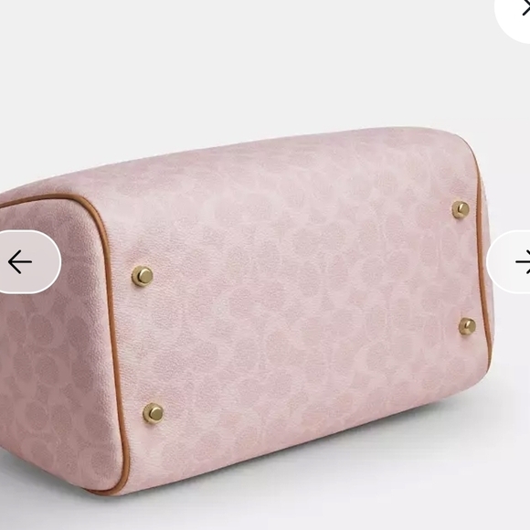 Coach LARGE NEW STILL IN PACKAGING Rowan Satchel In Signature Canvas With Charms - Picture 7 of 7